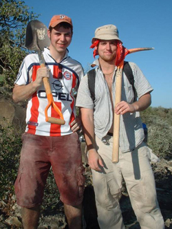 Richard Lease (left) and Steven Andrews