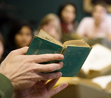 Small green book