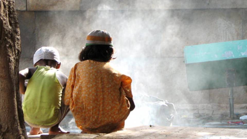 Two boys in Delhi
