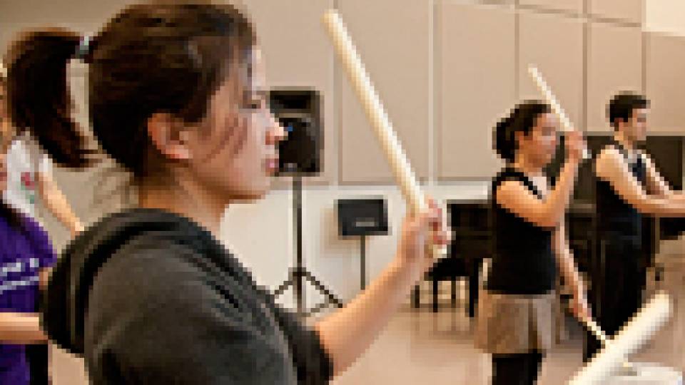 Taiko drumming