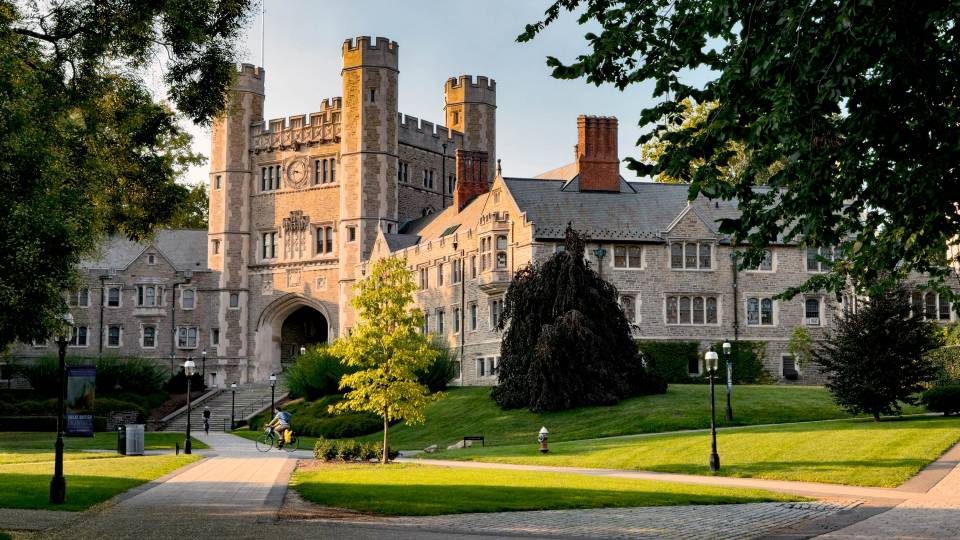 campus at twighlight