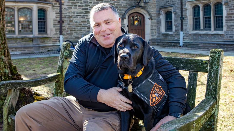 Coach the DPS dog and Sgt Flanders