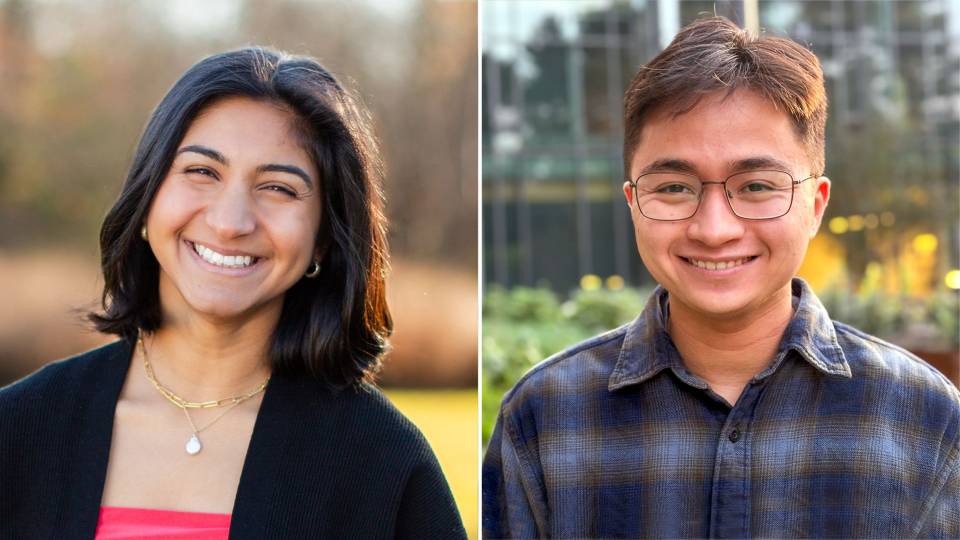 Maya Butani and Daniel Yu