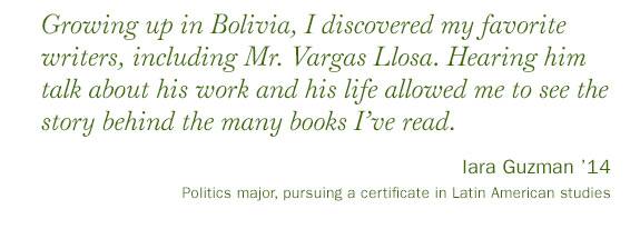 Llosa iara quote