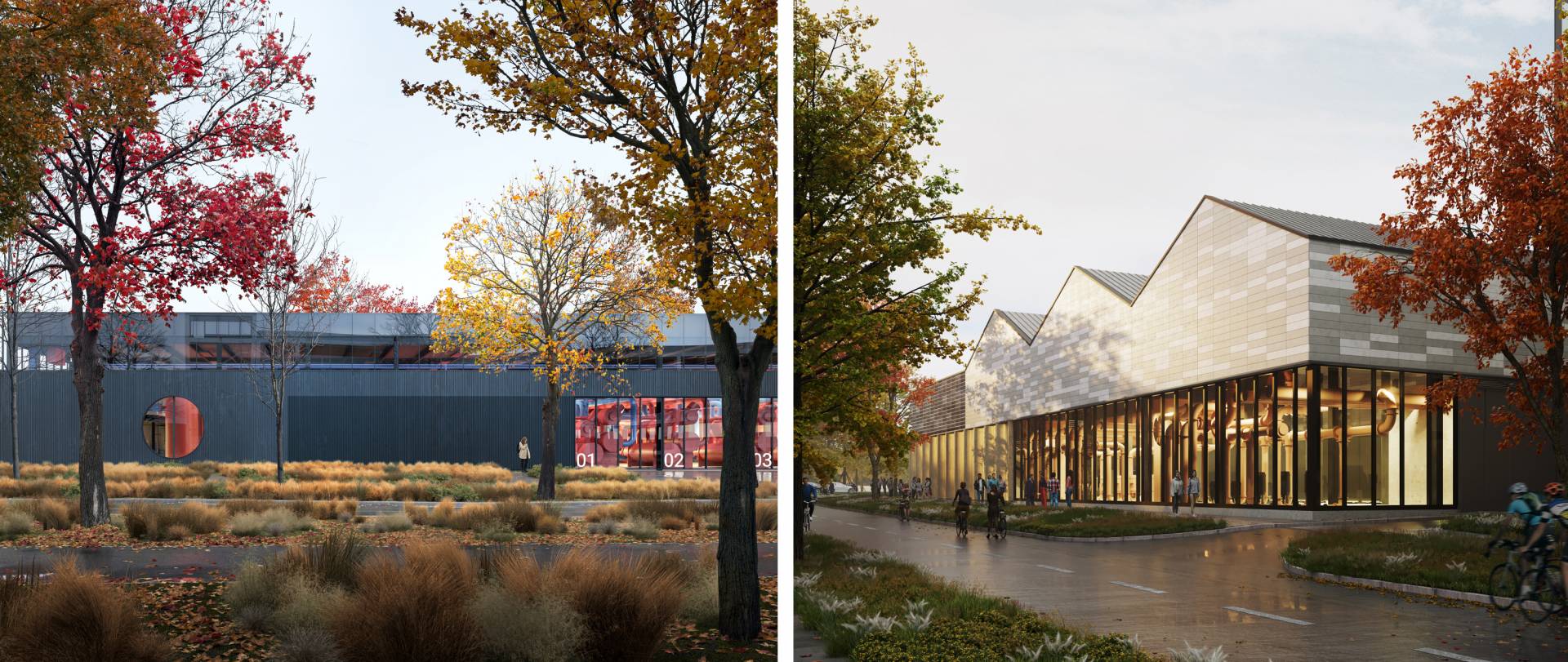 computer renderings of buildings