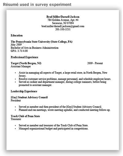 resume